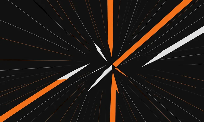 Abstract visualization contrasting two different approaches to system visibility